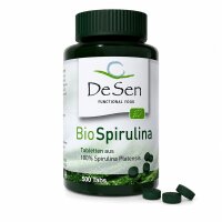 Bio Spirulina Tabletten, 500 Tabs